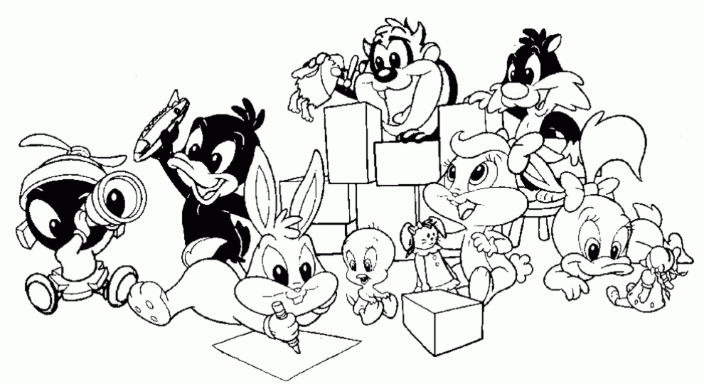 Baby Looney Tunes Coloring Pages - Free Printable Coloring Pages