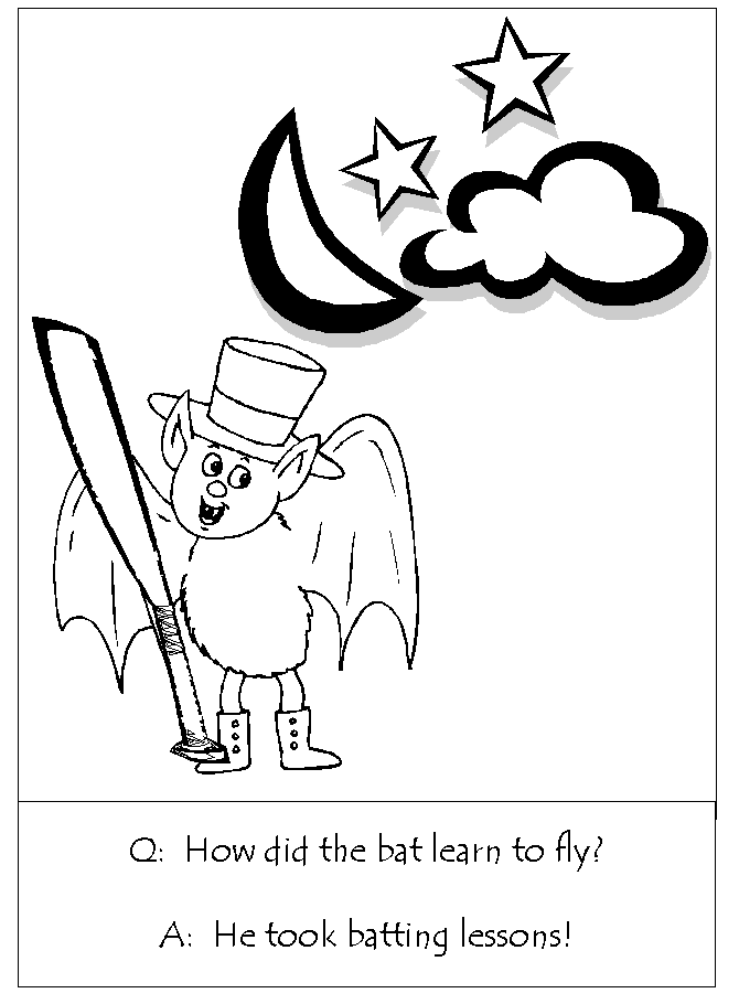 Halloween Coloring Book Riddles