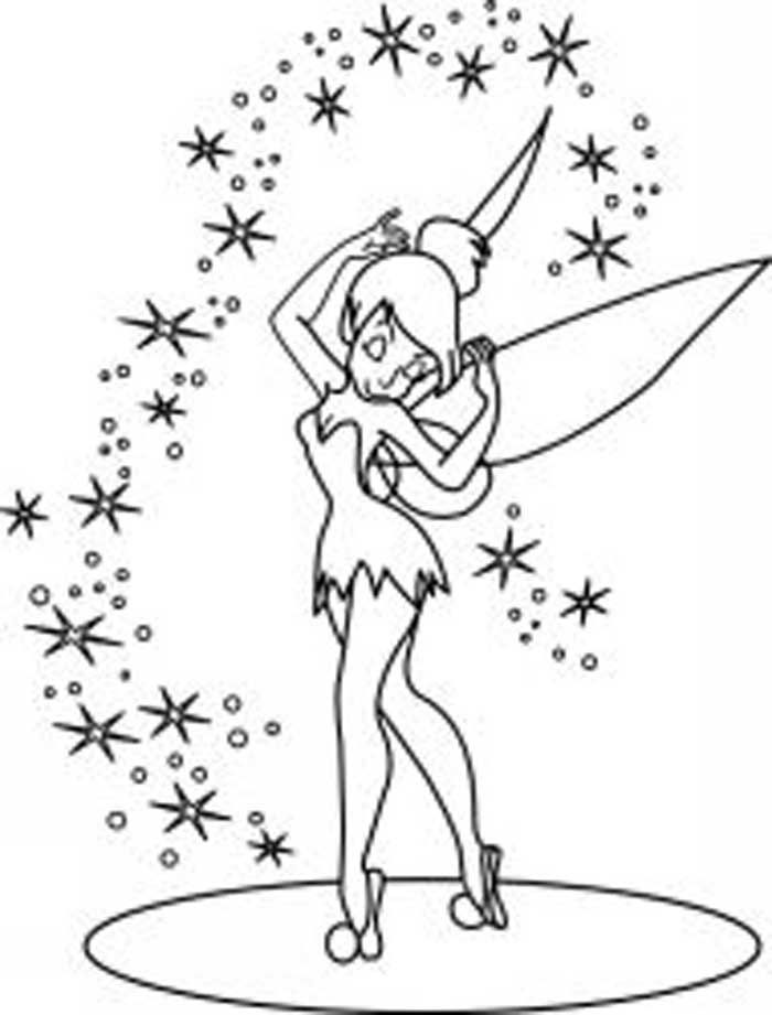 TinkerBell Coloring Pages (3) - Coloring Kids