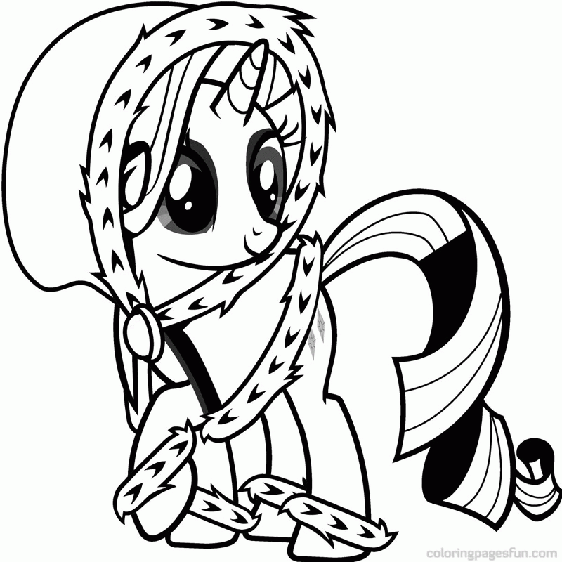 pony mask Colouring Pages