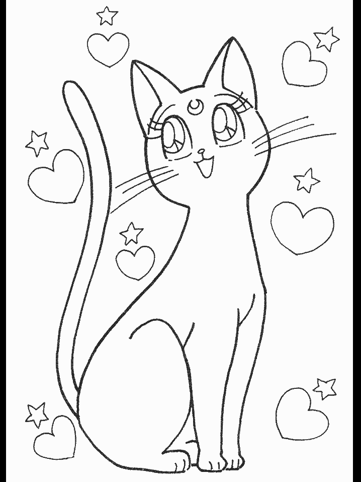 Sailor Moon Coloring Page | Coloring Pages For Kids