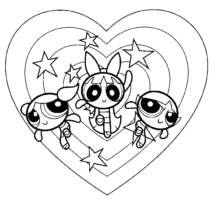 the powerpuff girls coloring pages Free | Creative Coloring Pages