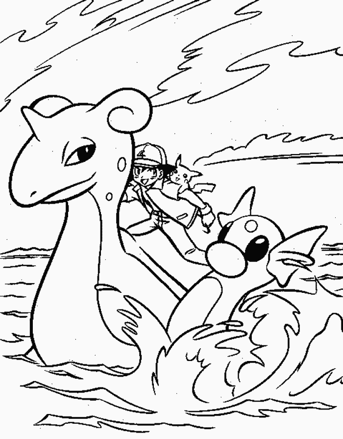 Pokemon Coloring Pages for Kids - Free Printable Pikachu Coloring