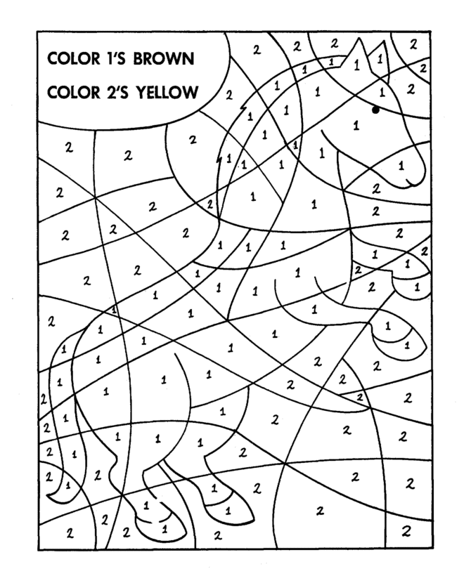 Hidden Picture Coloring Page | Fill in the colors to find hidden