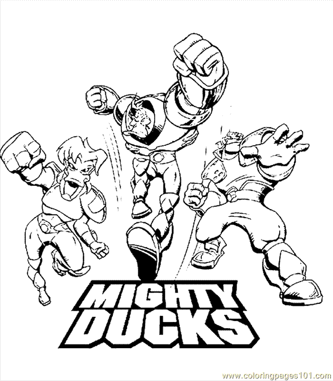 Coloring Pages Mighty Ducks 010 (Cartoons > Others) - free