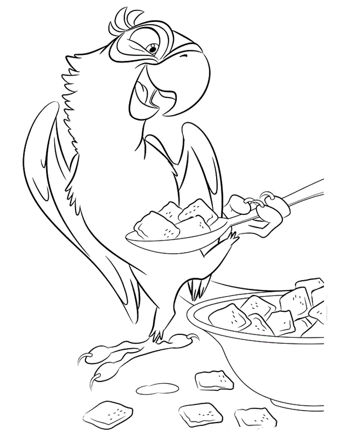 male angry birds Colouring Pages
