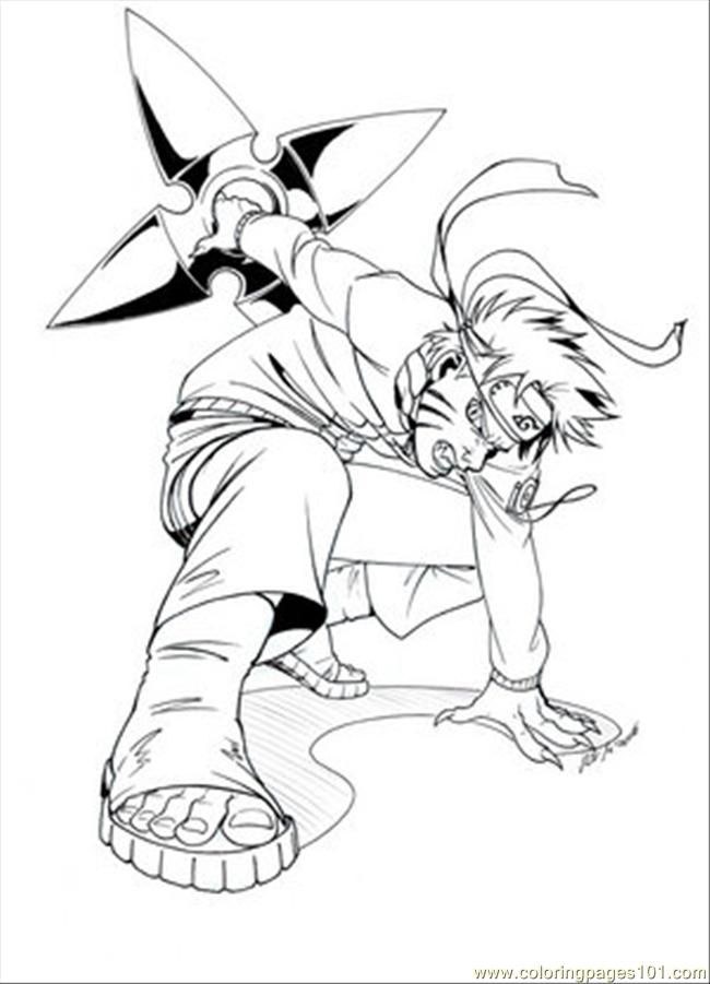 Naruto coloring pages to print - Lets coloring!