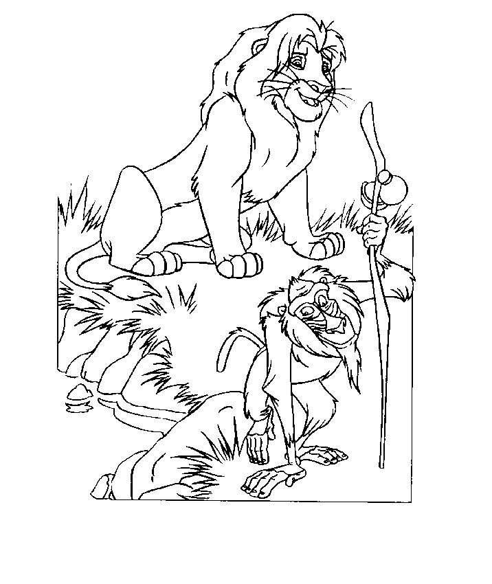 Coloring Page - The lion king coloring pages 105
