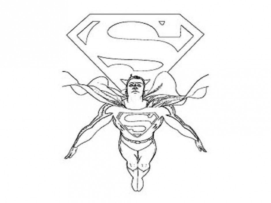 Superman Coloring Pages Free Kids Superman Coloring Page 680