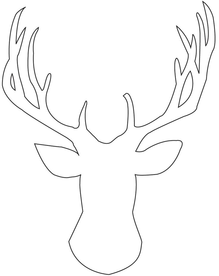 Reindeer Face Template Printable Images & Pictures - Becuo