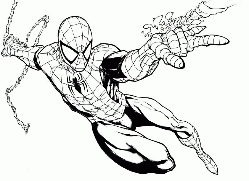 Coloring Pages Spiderman - Free Coloring Pages For KidsFree
