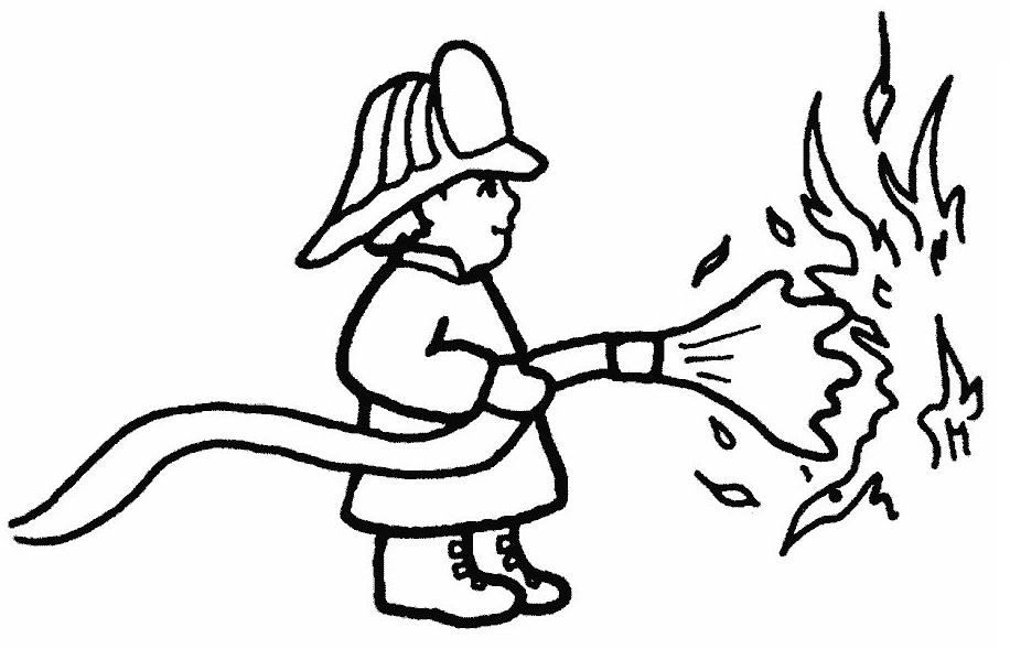 Fireman Coloring Pages - Free Coloring Pages For KidsFree Coloring
