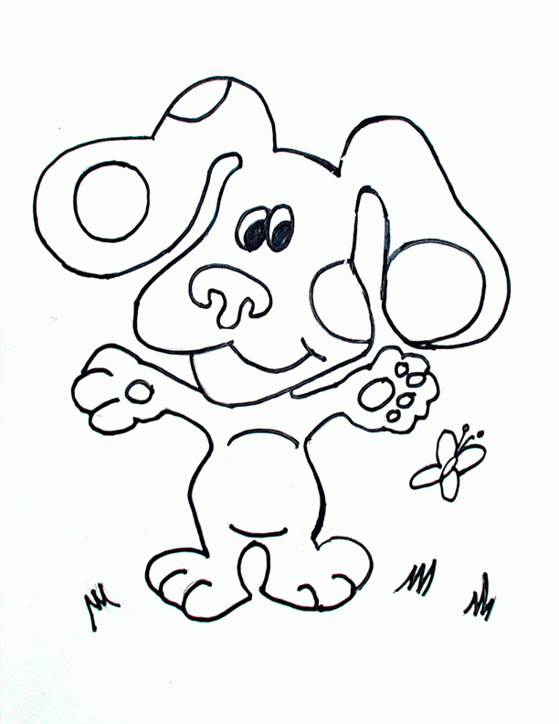 Blues Clues Coloring Pages 4 | Free Printable Coloring Pages