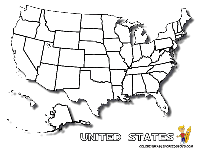 Free State Maps | Massachusetts - South Dakota | Map Outline | Map