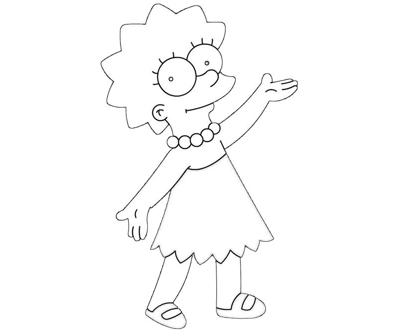 Lisa Simpson Coloring Pages - KidsColoringSource.