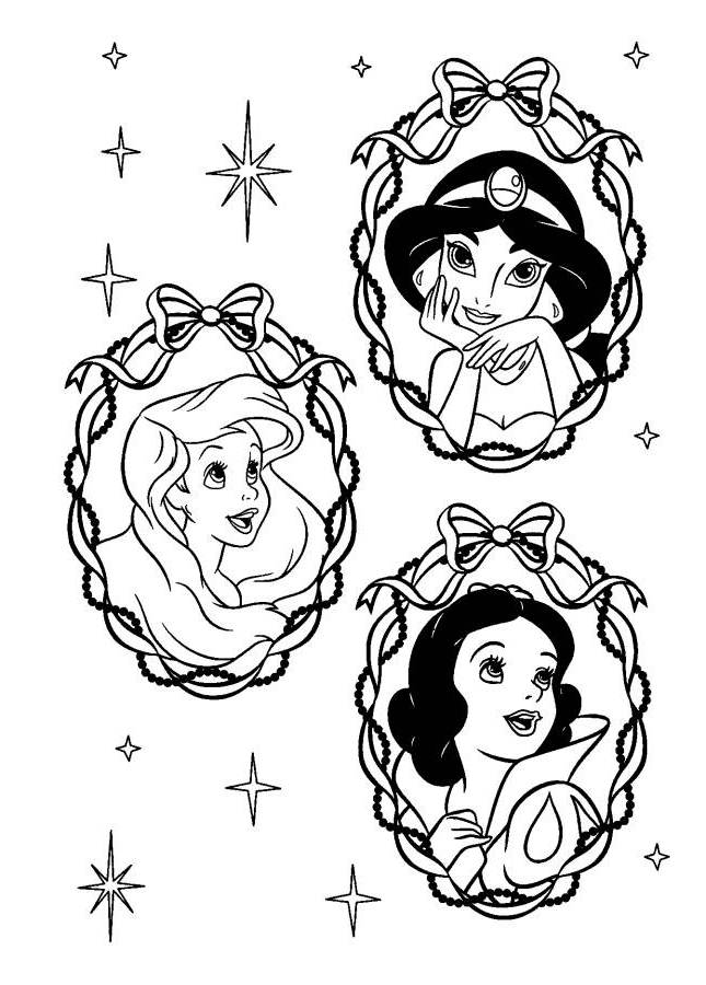 Disney Princess Coloring Pages Online - Disney Coloring Pages of