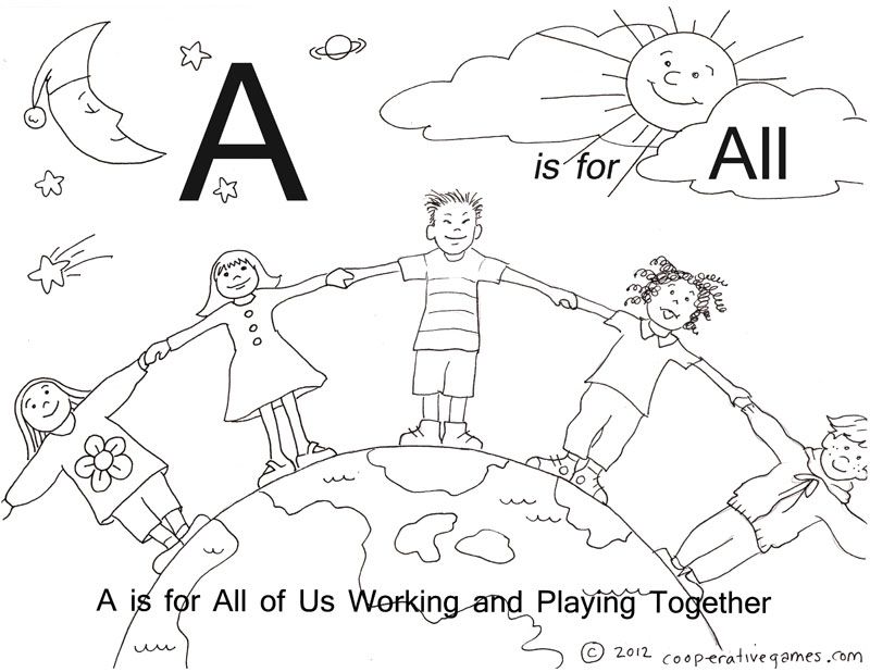 A – ABC Coloring Pages
