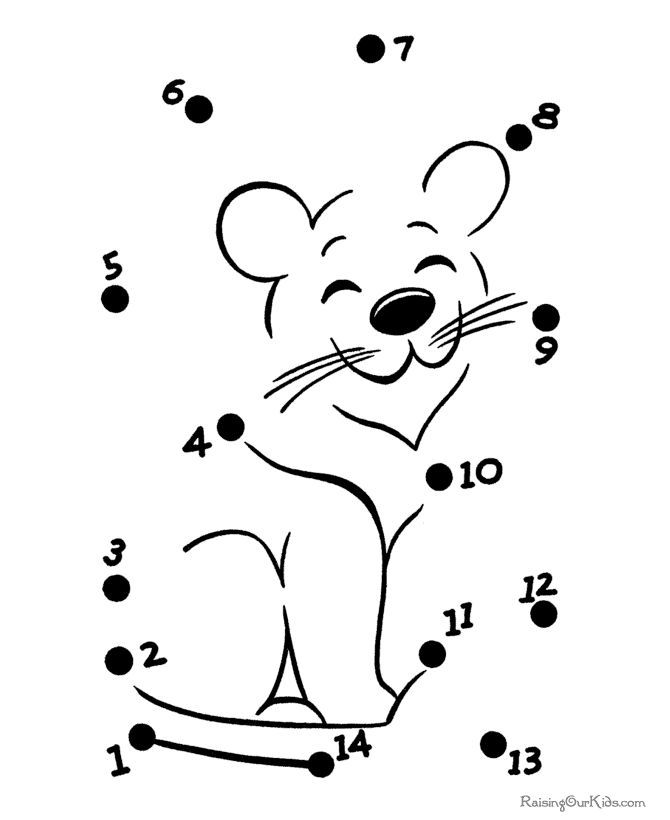 Easy Connect The Dots - Coloring Pages for Kids and for Adults