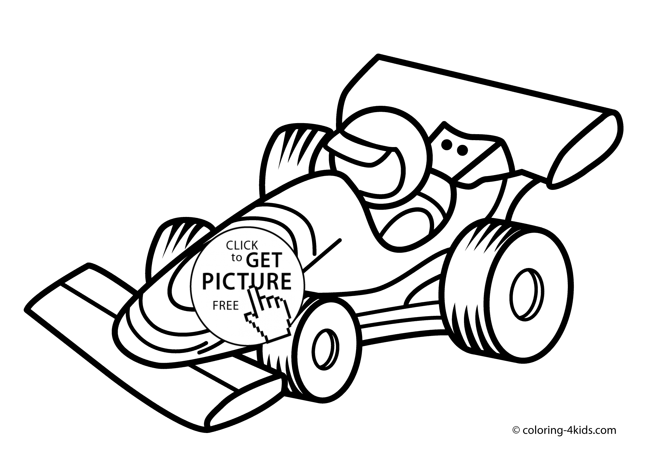 Racing car transportation coloring pages for kids, printable free ...