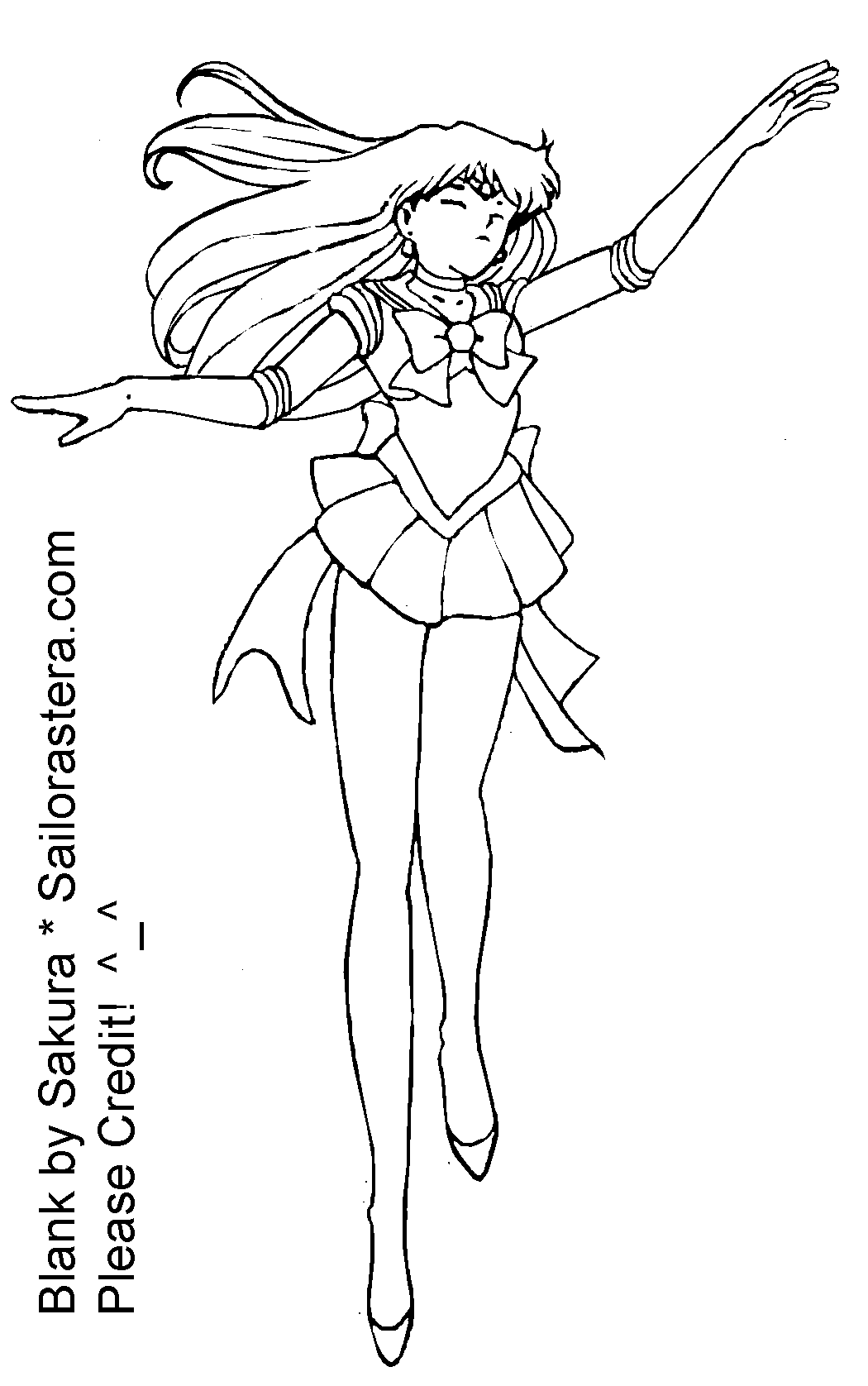 Sailor Saturn Coloring Pages