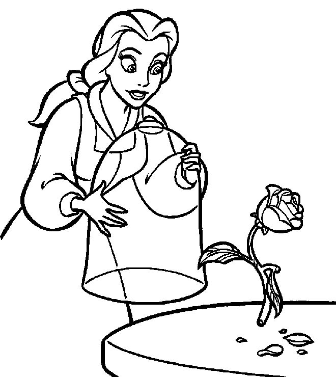 Princess Coloring Pages - Print Princess Pictures to Color at