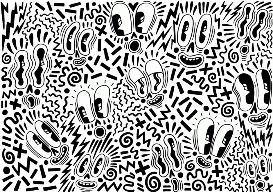 Trippy Coloring Book Pages - Coloring Pages for Kids and for Adults