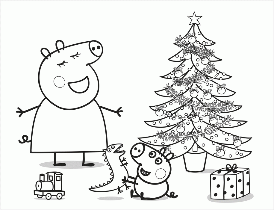 Suzy Sheep Peppa Pig Coloring Pages #2548 Peppa Pig Christmas ...