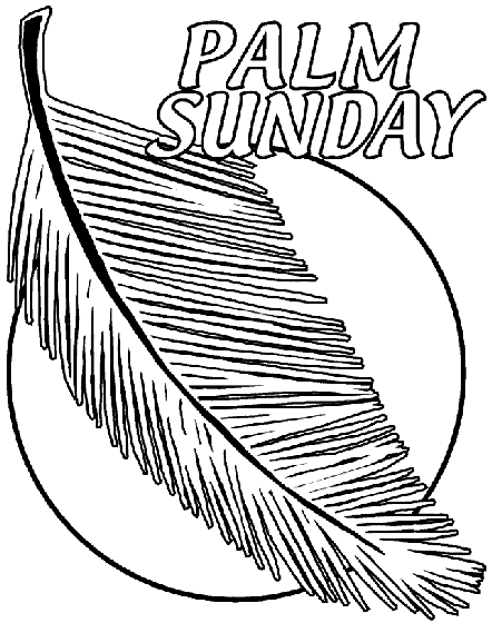 Palm Sunday Coloring Page | crayola.com