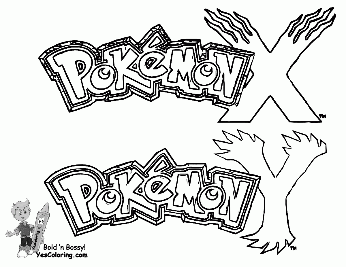 Coloring Page Of Pokemon X and Y – Coloring Pics