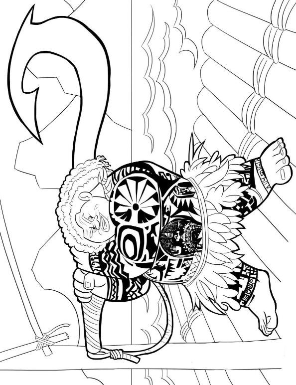 Kids-n-fun.com | 3 coloring pages of Moana