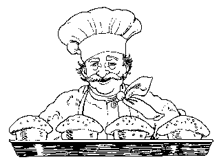 Muffin man coloring page