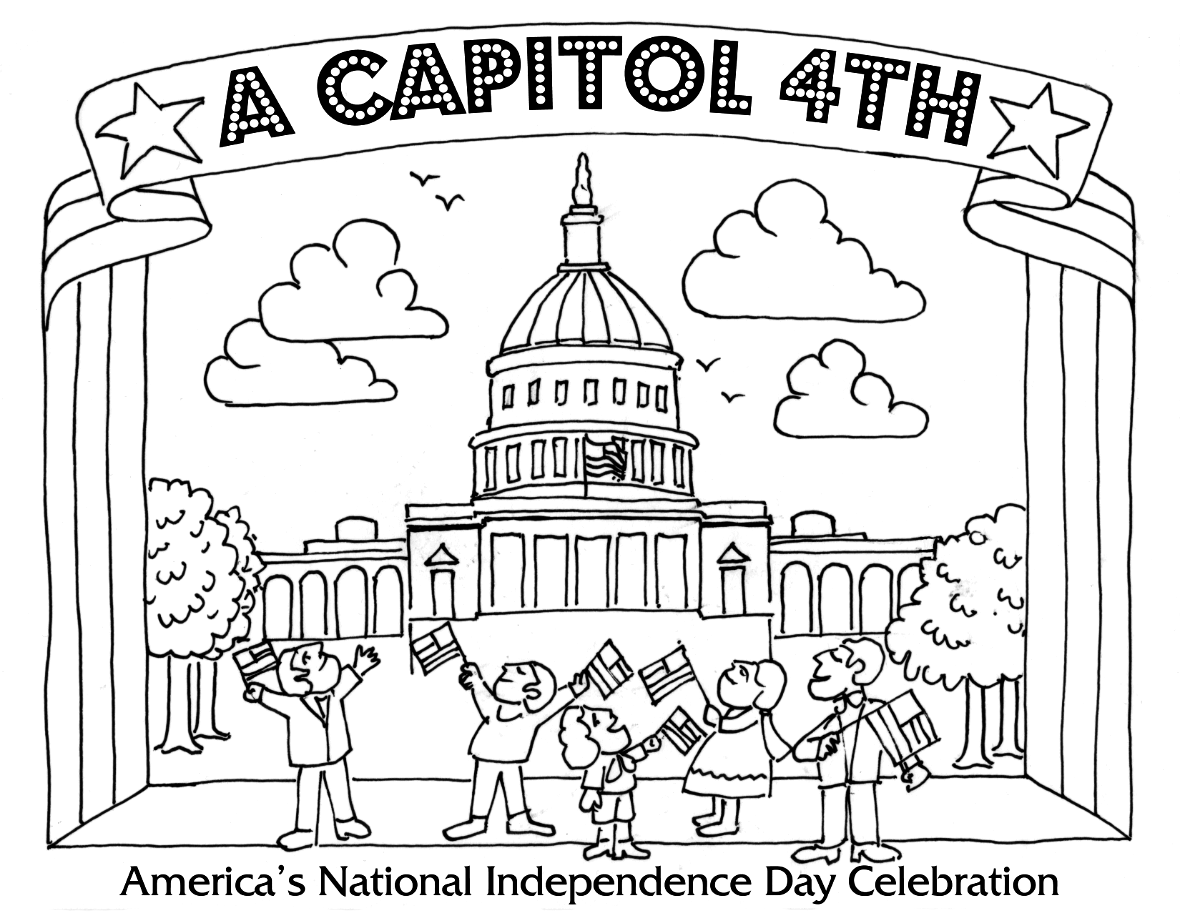 Fourth of July Coloring Pages | A Capitol Fourth | PBS