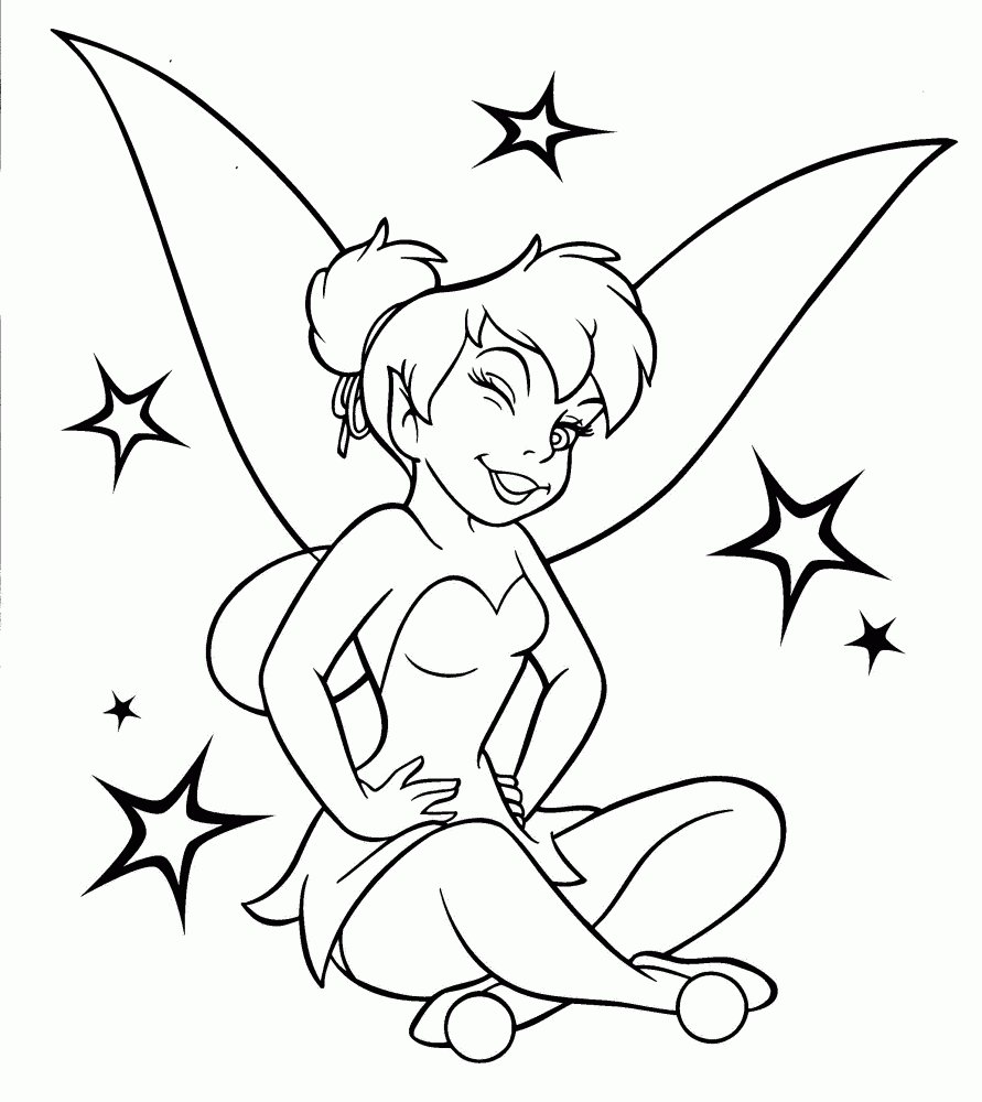 Tinkerbell Coloring Pages for Kids