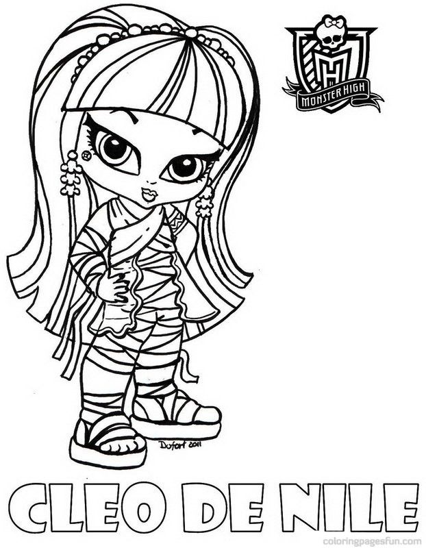 How to Color Monster High Printable Coloring Pages - Toyolaenergy.com