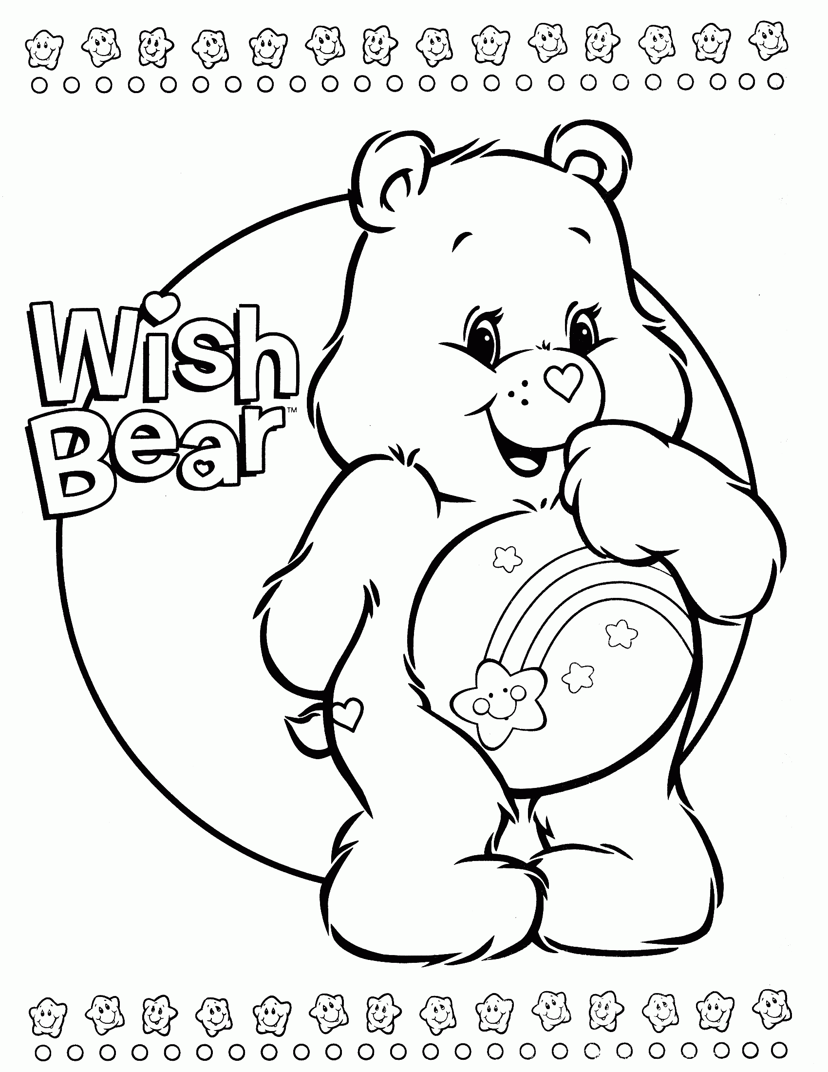 Care Bear - Coloring Pages for Kids and for Adults