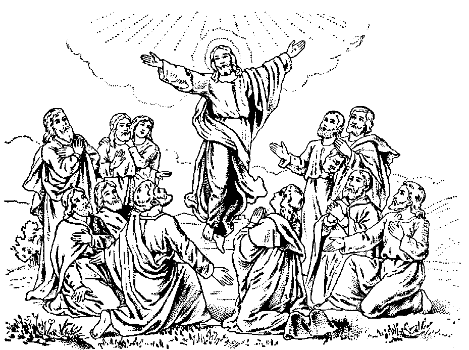 Ascension Coloring Pages