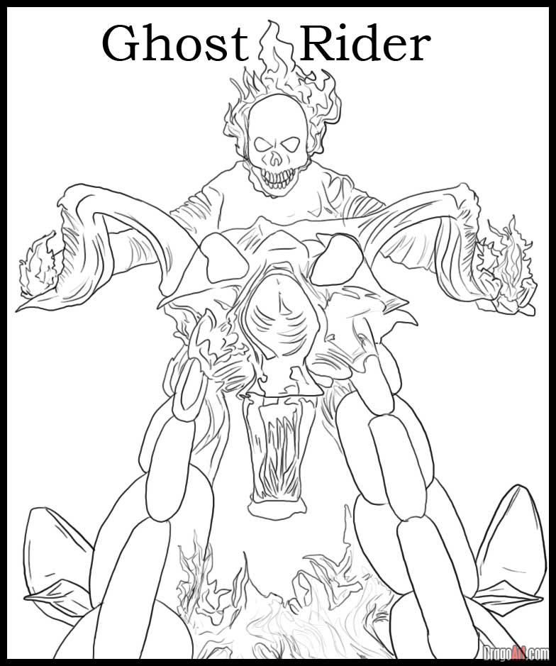 10 Pics of Chibi Ghost Rider Coloring Pages - Chibi Ghost Rider ...