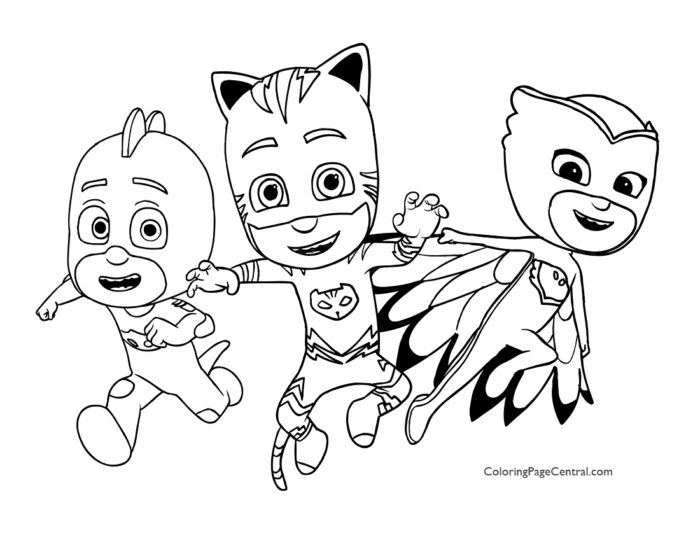 PJ Masks - Catboy Coloring Page | Coloring Page Central