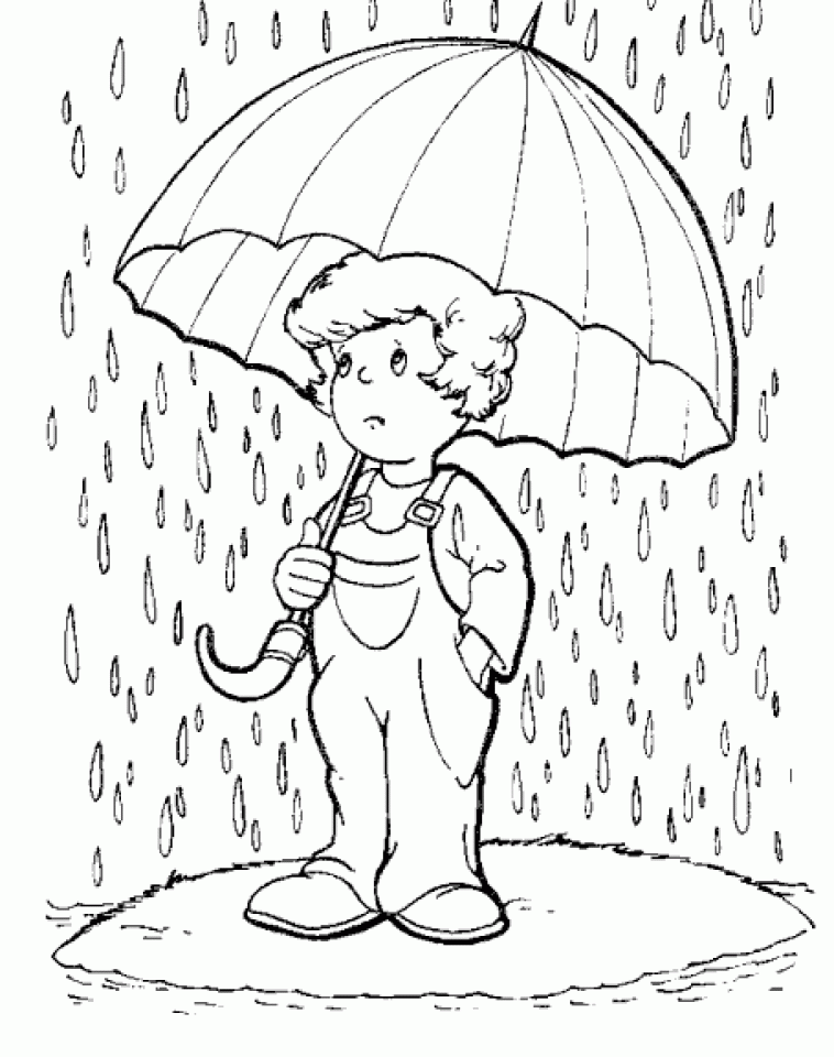 rain coloring pages | Only Coloring Pages