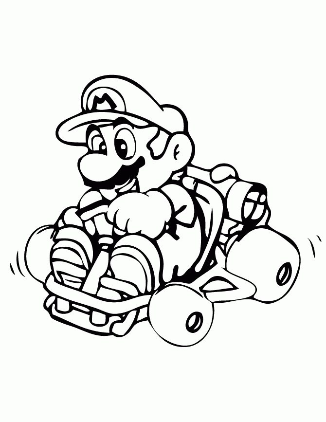 Mario Kart 8 Coloring Pages - 123 Free Coloring Pages