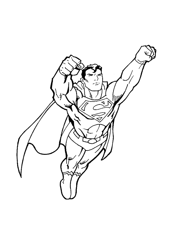 Related Batman And Superman Coloring Pages item-17916, Superhero ...