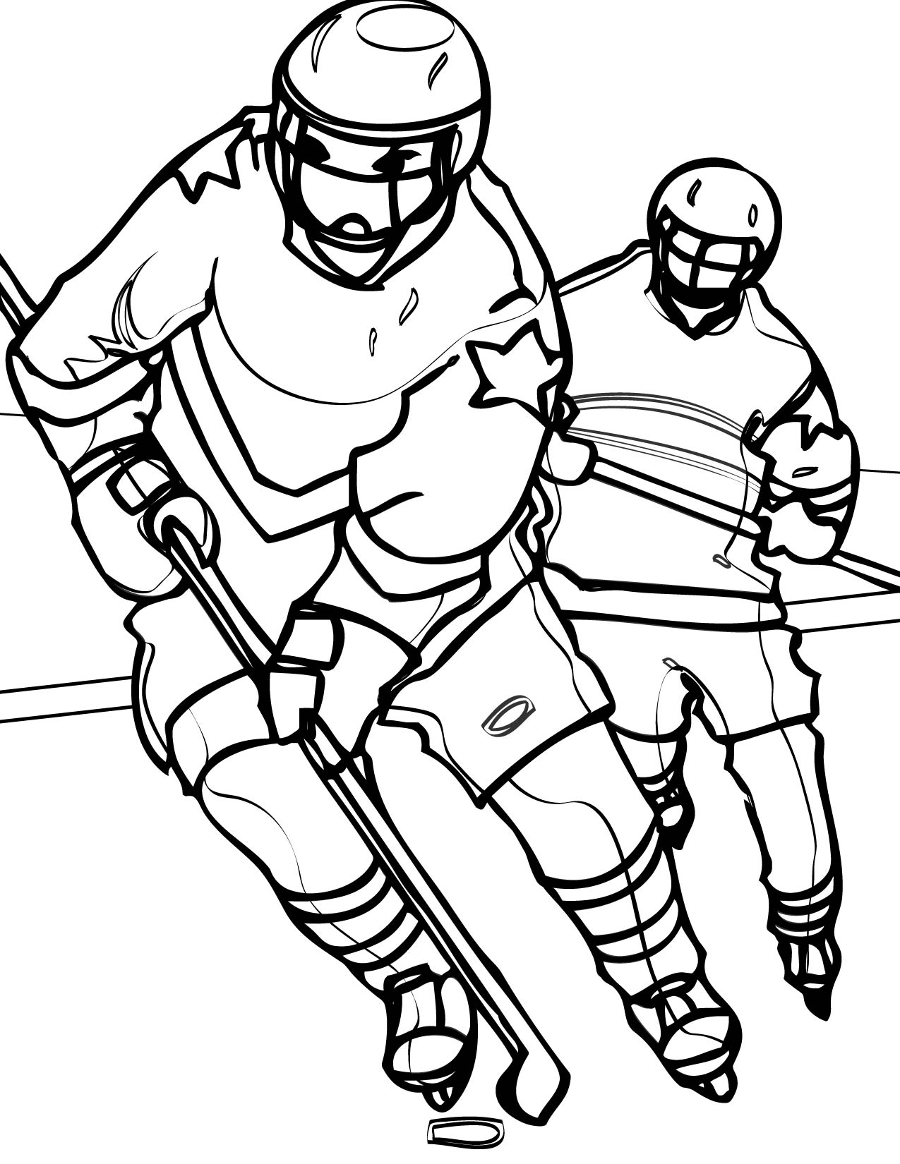 Men Playing Lacrosse Coloring Page - Free Printable Coloring Pages ...