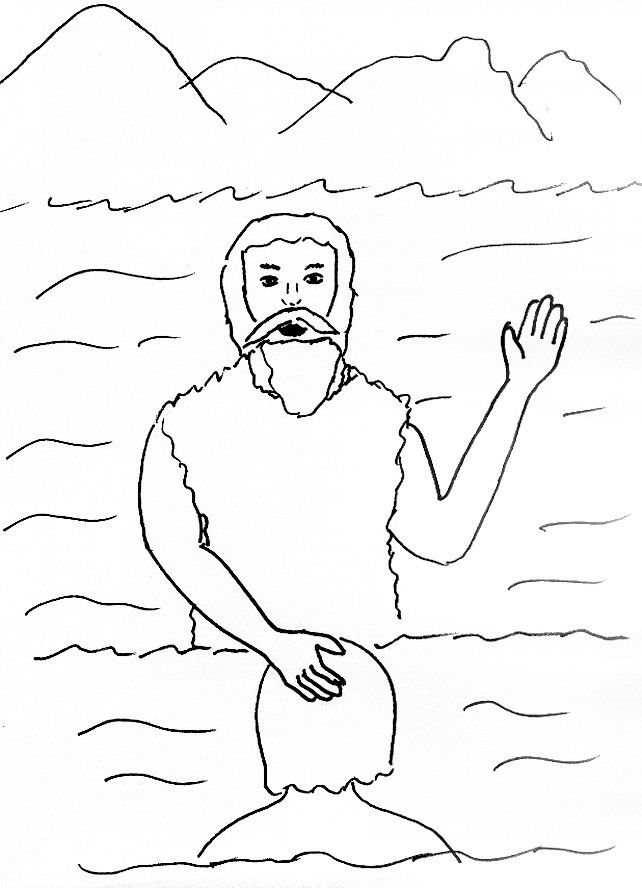 Crossing The Jordan River - Coloring Pages for Kids and for Adults