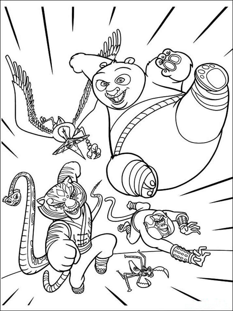 Coloring Pages Kung Fu Panda 3 - Coloring Pages Now