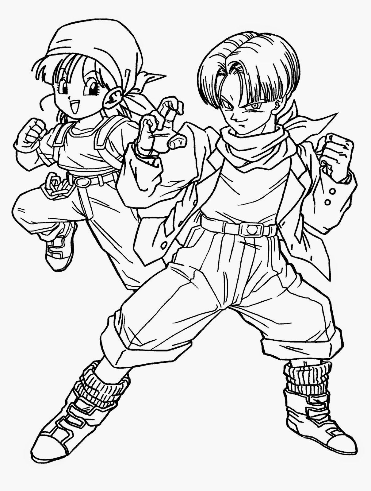 Dragon Ball Z Coloring Book | Free Coloring Pages