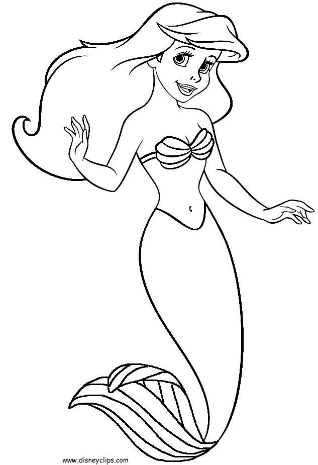 Mermaid Coloring Pages | proudvrlistscom