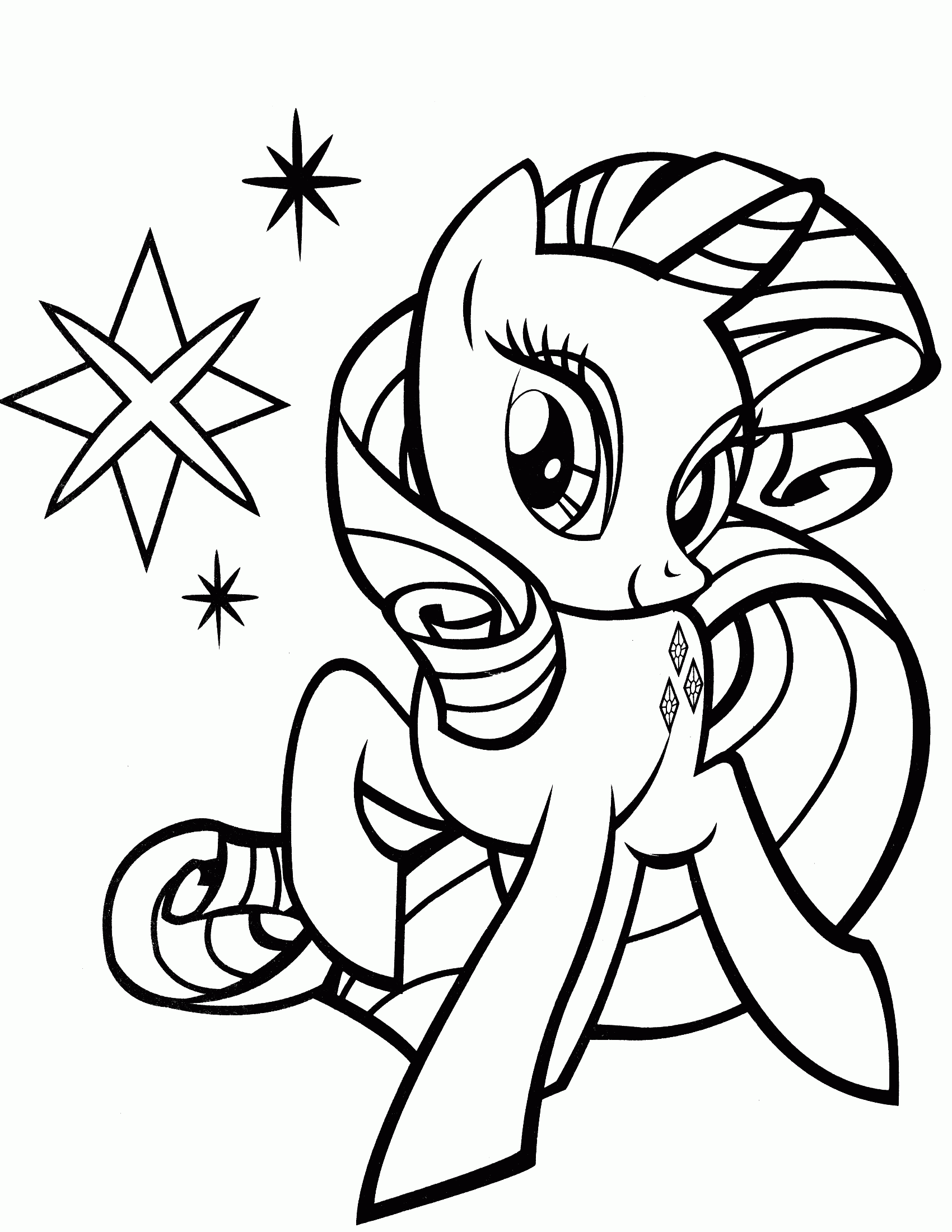 My Little Pony Coloring Pages and Book | UniqueColoringPages
