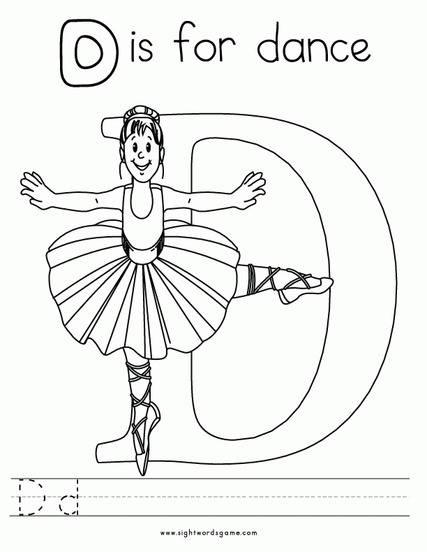 Download D Coloring Page - Pipevine.co