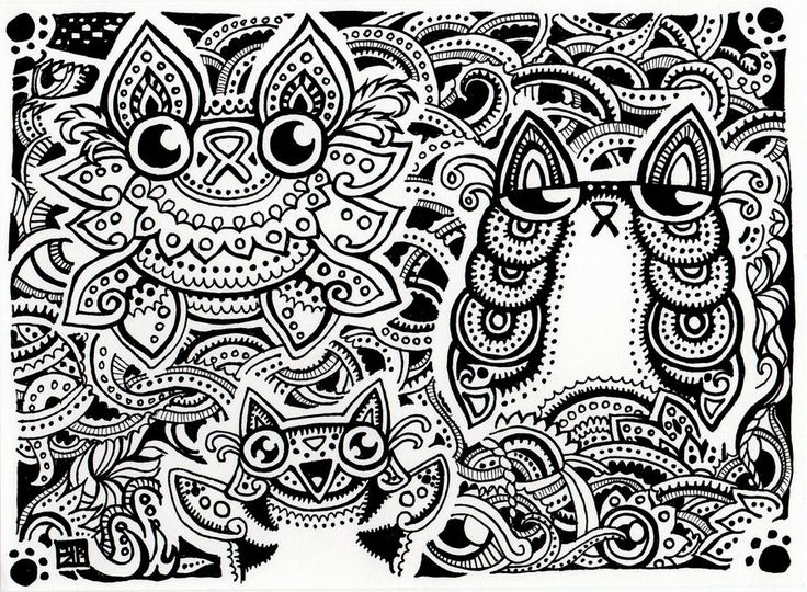trippy coloring page
