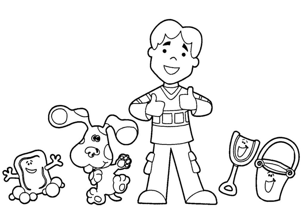 Free Coloring Page for kids: Blues Clues Coloring Pages Blues ...